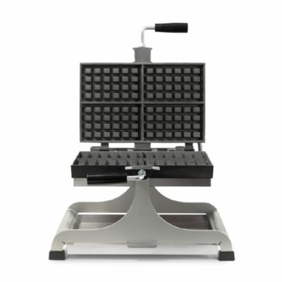 Gaufrier professionnel pour 4 gaufres avec rotation complète - 495x360x420 mm Gaufrier professionnel pour 4 gaufres avec rotation complète - 495x360x420 mm