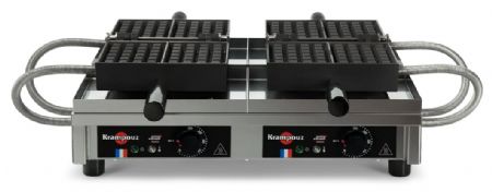 Gaufrier professionnel électrique double Liège 4 x 6 ouverture 180° - Krampouz - WECAEBAO Gaufrier professionnel électrique double Liège 4 x 6 ouverture 180° - Krampouz - WECAEBAO