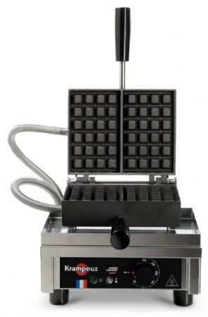 Gaufrier professionnel électrique simple Liège 4 x 6 ouverture 90° - Krampouz - WECAECAO