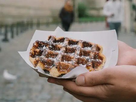 Gaufrier pro 4x5 Liège double ouverture 180° - 2,8 kW - 148x107x32 mm Gaufrier pro 4x5 Liège double ouverture 180° - 2,8 kW - 148x107x32 mm