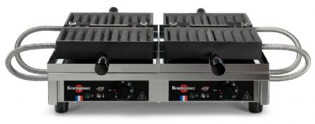 Gaufrier professionnel électrique double Liège 4 x 5 ouverture 180° - Krampouz - WECAFBAO Gaufrier professionnel électrique double Liège 4 x 5 ouverture 180° - Krampouz - WECAFBAO
