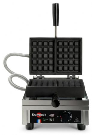 Gaufrier professionnel électrique simple Liège 4 x 5 ouverture 90° - Krampouz - WECAFCAO