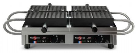 Gaufrier professionnel électrique double Liège Paty 4 x 6 ouverture 180° - Krampouz - WECAGBAO Gaufrier professionnel électrique double Liège Paty 4 x 6 ouverture 180° - Krampouz - WECAGBAO
