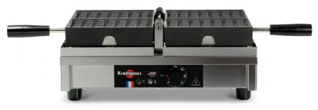 Gaufrier professionnel électrique simple Liège 4 x 7 ouverture 180° basculement gauche/droite - Krampouz - WECAHAAO Gaufrier professionnel électrique simple Liège 4 x 7 ouverture 180° basculement gauche/droite - Krampouz - WECAHAAO
