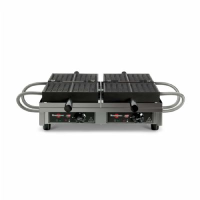 Gaufrier professionnel 4x7 Liège double avec puissance 3,6 kW à poser Gaufrier professionnel 4x7 Liège double avec puissance 3,6 kW à poser