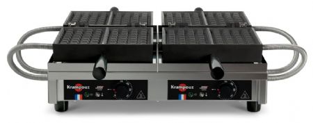 Gaufrier professionnel électrique double Liège 4 x 7 ouverture 180° - Krampouz - WECAHBAO Gaufrier professionnel électrique double Liège 4 x 7 ouverture 180° - Krampouz - WECAHBAO