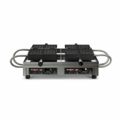 Gaufrier pro 4x6 Fruits double ouverture puissance 2,8 kW - 147x93x22 mm Gaufrier pro 4x6 Fruits double ouverture puissance 2,8 kW - 147x93x22 mm