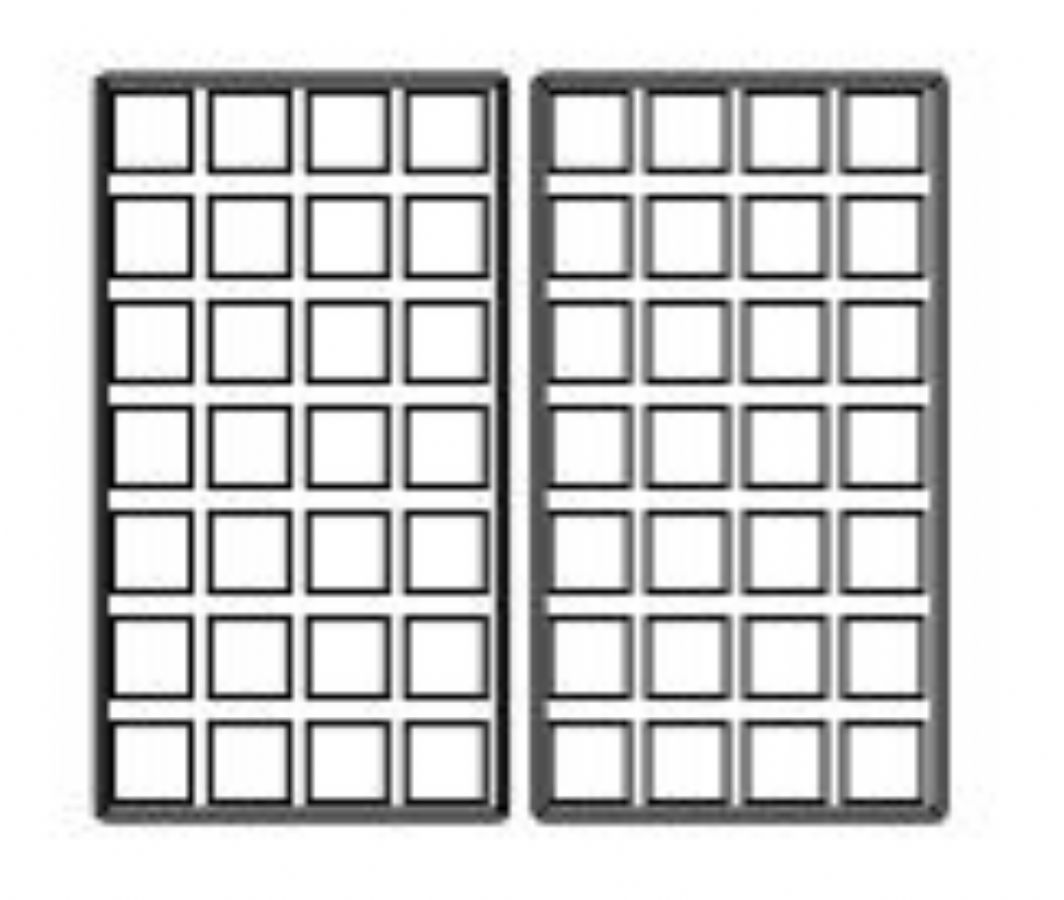 Gaufrier pro Bruxelles double à poser puissance 2,8 kW - 146x88x18 mm Gaufrier pro Bruxelles double à poser puissance 2,8 kW - 146x88x18 mm