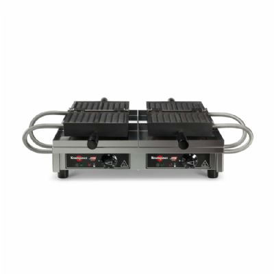 Gaufrier pro Bruxelles double à poser puissance 2,8 kW - 146x88x18 mm Gaufrier pro Bruxelles double à poser puissance 2,8 kW - 146x88x18 mm