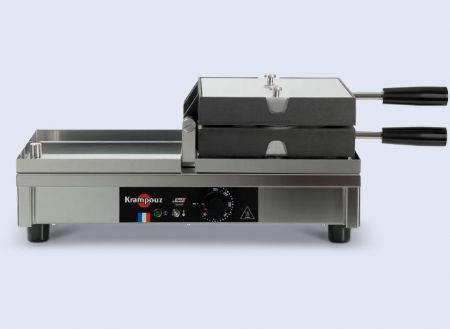 Gaufrier bubble à poser monophasé puissance 1,8 kW - 180x190x17 mm Gaufrier bubble à poser monophasé puissance 1,8 kW - 180x190x17 mm