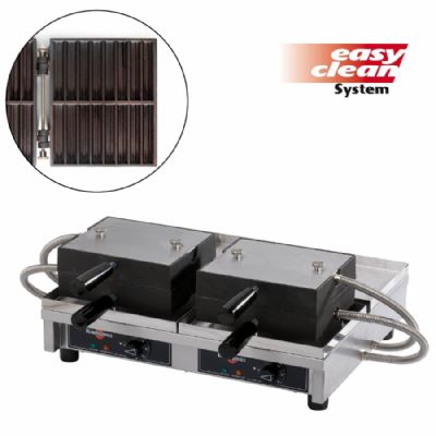 Gaufrier professionnel Churros monophasé ouverture 180° - 182x113x28 mm Gaufrier professionnel Churros monophasé ouverture 180° - 182x113x28 mm