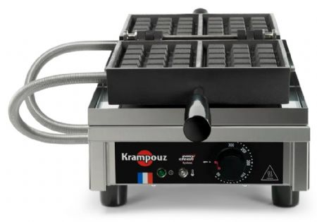 Gaufrier professionnel électrique simple Bruxelles 3 x 5 ouverture 180° basculement avant/arrière - Krampouz - WECBAAAO Gaufrier professionnel électrique simple Bruxelles 3 x 5 ouverture 180° basculement avant/arrière - Krampouz - WECBAAAO