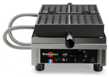 Gaufrier professionnel électrique simple Bruxelles 4 x 6 ouverture 180° basculement avant/arrière - Krampouz - WECBBAAO Gaufrier professionnel électrique simple Bruxelles 4 x 6 ouverture 180° basculement avant/arrière - Krampouz - WECBBAAO