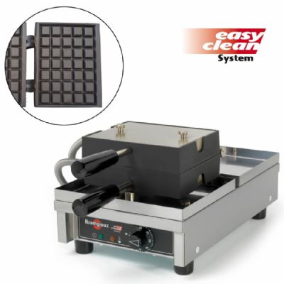 Gaufrier professionnel Bruxelles monophasé puissance 1,8 kW - 165x247x30 mm Gaufrier professionnel Bruxelles monophasé puissance 1,8 kW - 165x247x30 mm