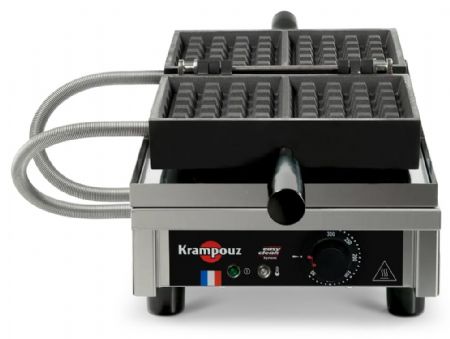 Gaufrier professionnel électrique simple Liège 4 x 5 ouverture 180° basculement avant/arrière - Krampouz - WECBFAAO Gaufrier professionnel électrique simple Liège 4 x 5 ouverture 180° basculement avant/arrière - Krampouz - WECBFAAO