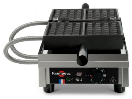 Gaufrier professionnel électrique simple Liège Paty 4 x 6 ouverture 180° basculement avant/arrière - Krampouz - WECBGAAO Gaufrier professionnel électrique simple Liège Paty 4 x 6 ouverture 180° basculement avant/arrière - Krampouz - WECBGAAO