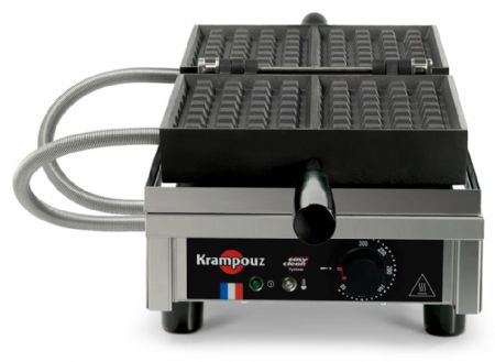 Gaufrier professionnel électrique simple Liège 4 x 7 ouverture 180° basculement avant/arrière - Krampouz - WECBHAAO Gaufrier professionnel électrique simple Liège 4 x 7 ouverture 180° basculement avant/arrière - Krampouz - WECBHAAO