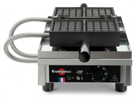 Gaufrier professionnel électrique simple gaufres fourrées 4 x 6 ouverture 180° basculement avant/arrière - Krampouz - WECBJAAO Gaufrier professionnel électrique simple gaufres fourrées 4 x 6 ouverture 180° basculement avant/arrière - Krampouz - WECBJAAO