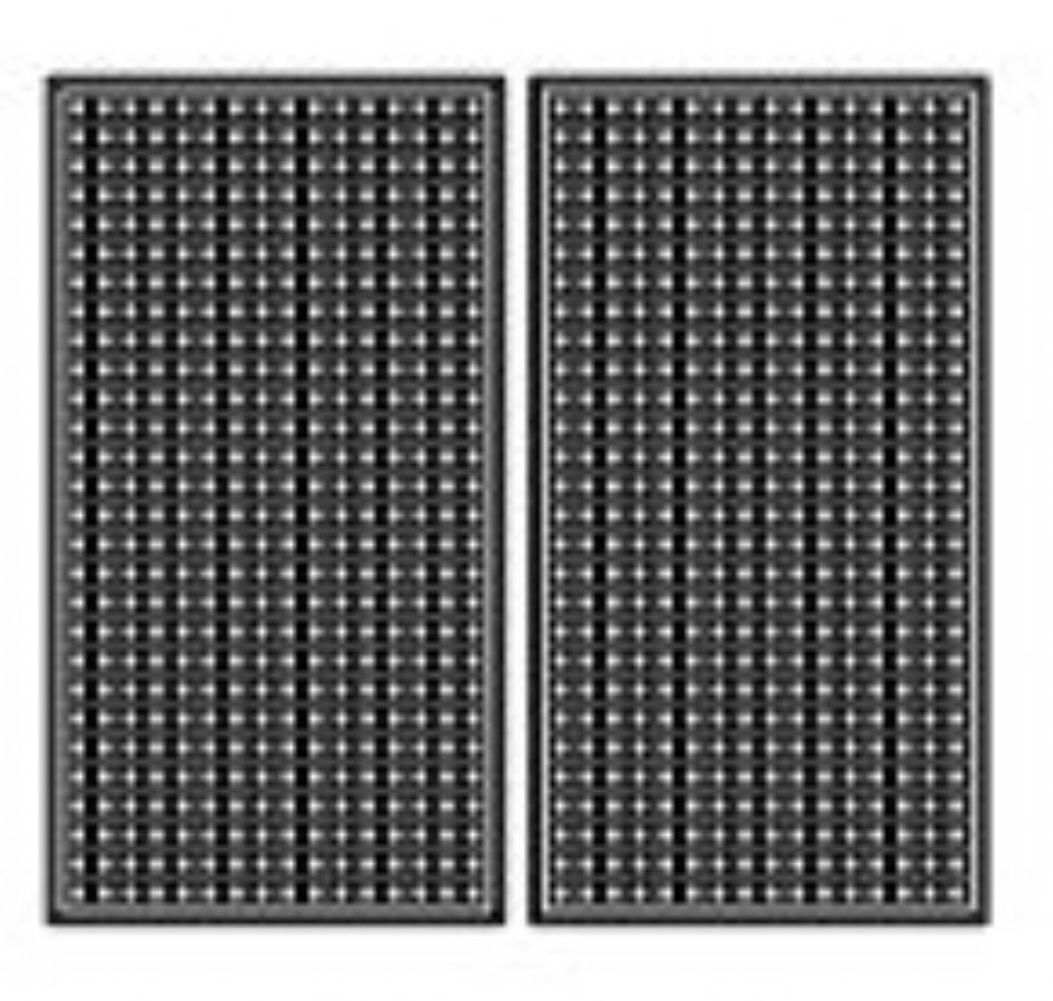 Gaufrier pro 2 gaufres fines monophasé 1,4 kW - 147x86x7 mm Gaufrier pro 2 gaufres fines monophasé 1,4 kW - 147x86x7 mm