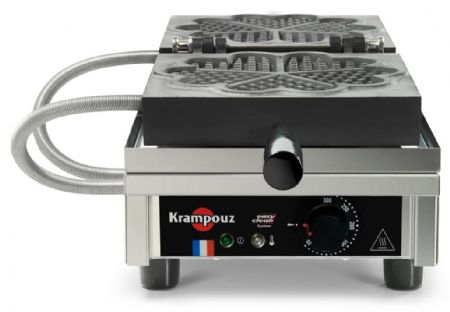 Gaufrier professionnel électrique simple gaufres cœur ouverture 180° basculement avant/arrière - Krampouz - WECBQAAO Gaufrier professionnel électrique simple gaufres cœur ouverture 180° basculement avant/arrière - Krampouz - WECBQAAO