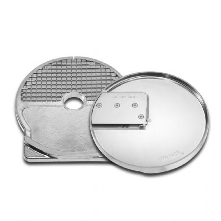 Accessoire - disque et grille à découper en dés 5/16 ou 8 mm compatible Robot de cuisine à usage intensif - Mixer cutter - Waring - WFP16S25