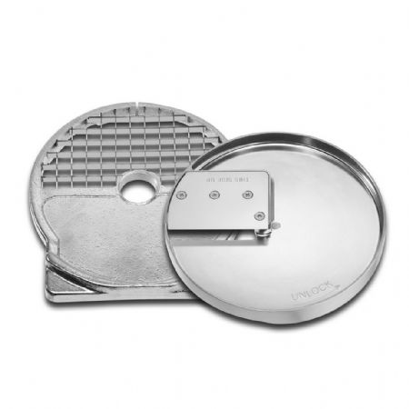 Accessoire - disque et grille à découper en dés 1/2 ou 12 mm compatible Robot de cuisine à usage intensif - Mixer cutter - Waring - WFP16S27