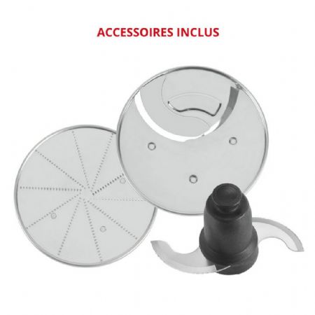 Machine à jus automatique 1,7 litres avec 2 disques et outils de coupe - Waring - WFP7E