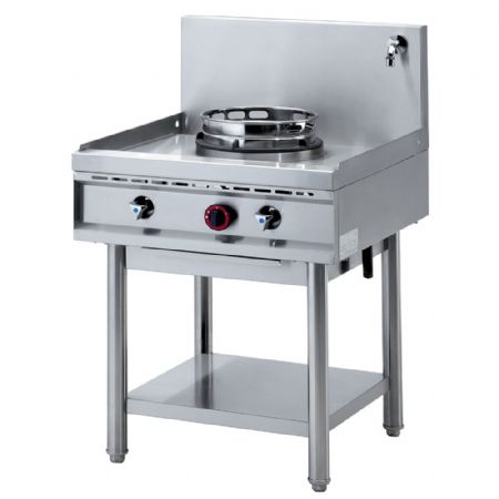 Fourneau wok gaz, 1 feu 13 kW