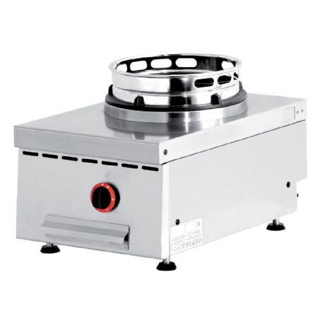 Wok à poser gaz 1 feu avec couronne amovible - Diamond - WGX1-4/T