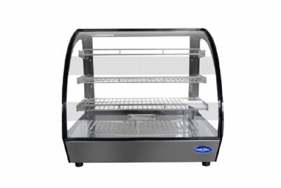 Vitrine chauffante bombée pour comptoir volume utile 125 L Vitrine chauffante bombée pour comptoir volume utile 125 L