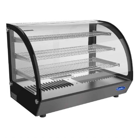 Vitrine chauffante bombée volume utile 160 L