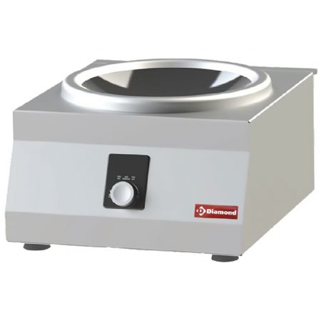Wok à poser induction monophasé - 3.5 kW - Ø290 mm - Diamond - WIN1-4