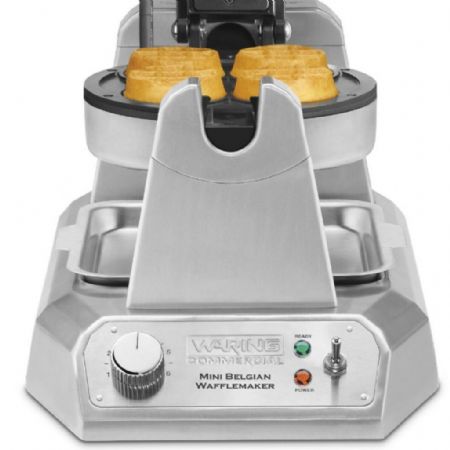 Gaufrier Monophasé à mini gaufres belges, système tournant - Waring - WMB400XCE