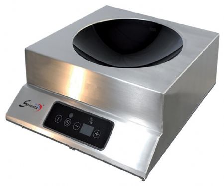 Wok à poser induction Monophasé 1 feu - Sofraca - WOK3500