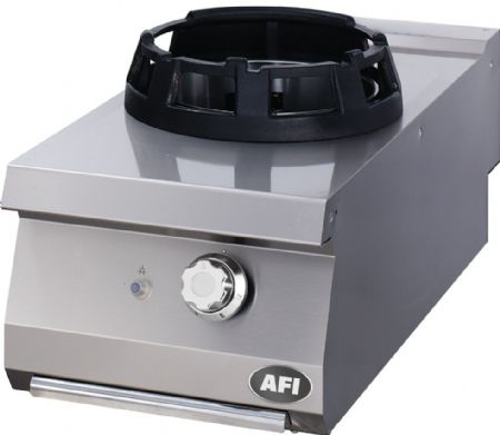 Wok gaz 900 1 zone 14 kW - Afi-Collin-Lucy - WOK9G40