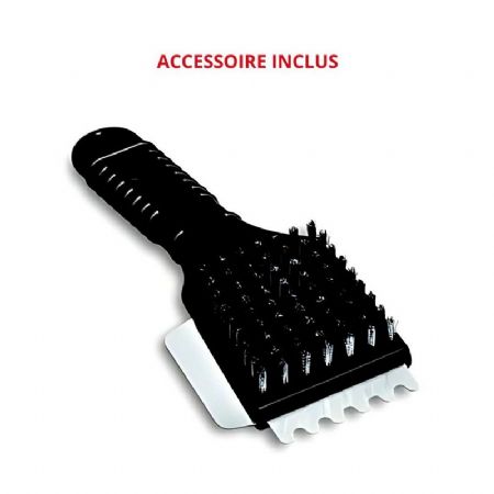 Grill de contact surface rainure 24x23,5cm - 2kW