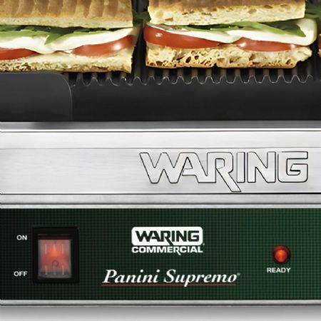 Grill de contact surface rainure 37x28cm - 1,8kW
