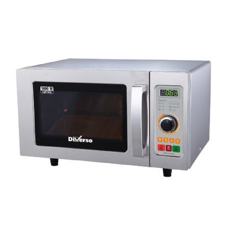 Four à Micro-ondes en inox 25 L mécanique et digital 1,55 kW - Diverso By Diamond - WR-2510-M