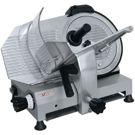 Trancheuse à jambon professionnelle, lame Ø 300 mm, réglage de coupe 0-15 mm, capacité 200x260 mm - Diverso By Diamond - WR-300E-03