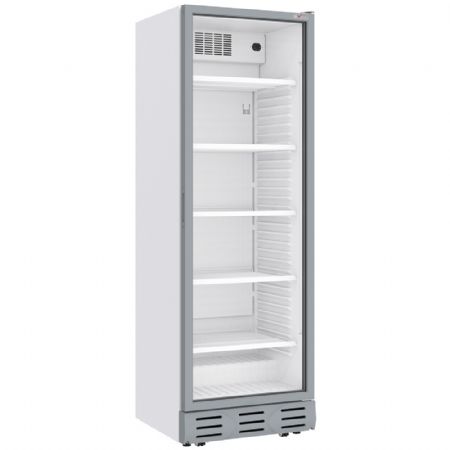 Armoire à Boissons Vitrine ventilée positive 382 litres Blanche - Diverso By Diamond - WR-38CS-SW