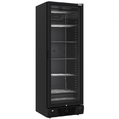 Armoire réfrigérée négative vitrée 382 L - 5 niveaux fixes - noire - Diverso By Diamond - WR-39CS-BN