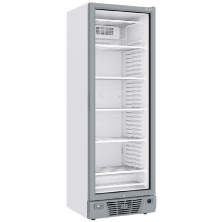 Armoire réfrigérée négative vitrée 382 litres - 5 niveaux fixes - Blanche - Diverso By Diamond - WR-39CS-WN