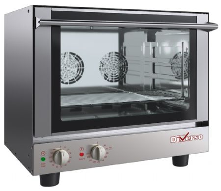 Four professionnel à convection électrique GN1/1 commandes mécaniques - Diverso by Diamond - WR-4X11-ST