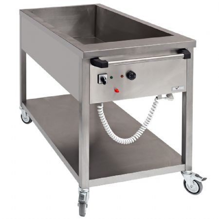 Bain-marie mobile professionnel GN 1/1 1240x660x870 mm - Diverso By Diamond - WR-BM30-30