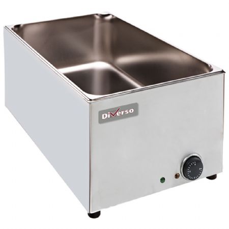 Bains Marie de table électrique GN 1/1, 1 cuve 1.5 kW - Diverso By Diamond - WR-BME-11 Bains Marie de table électrique GN 1/1, 1 cuve 1.5 kW - Diverso By Diamond - WR-BME-11