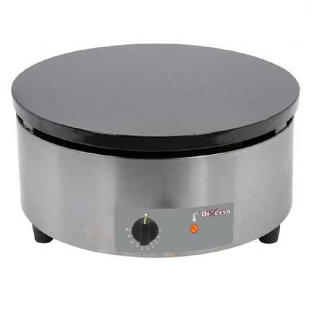 Crêpière professionnelle Monophasé Ø 400 mm Plaque émaillée - Diverso By Diamond - WR-BRET-1E Crêpière professionnelle Monophasé Ø 400 mm Plaque émaillée - Diverso By Diamond - WR-BRET-1E