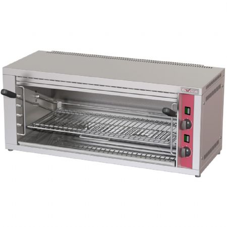 Salamandre électrique avec grille réglable par levier 4.4 kW 875x370x380 mm - Diverso By Diamond - WR-ES70-51