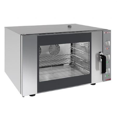 Four pâtissier électrique vapeur-convection, 4 niveaux GN 1/1 ou 600x400 mm, commandes mécaniques - Diverso By Diamond - WR-FCV4-MC