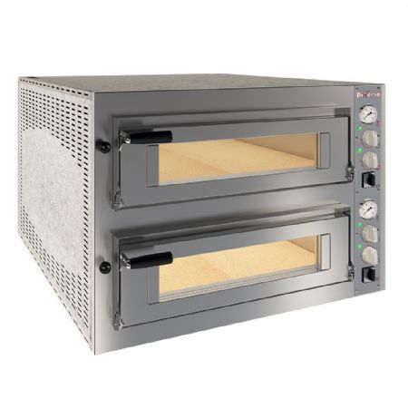 Four à pizza électrique Four électrique 2x 6 pizzas diam.350mm, 2 chambres - Diverso - WR-FD26-MF Four à pizza électrique Four électrique 2x 6 pizzas diam.350mm, 2 chambres - Diverso - WR-FD26-MF