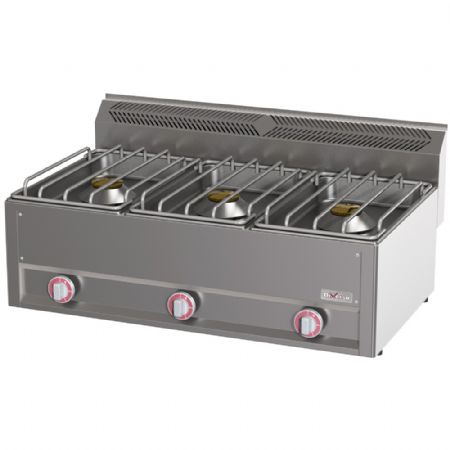 Fourneau profondeur 600 Cuisinière Gaz 3 feux - Diverso By Diamond - WR-G3FT-15 Fourneau profondeur 600 Cuisinière Gaz 3 feux - Diverso By Diamond - WR-G3FT-15